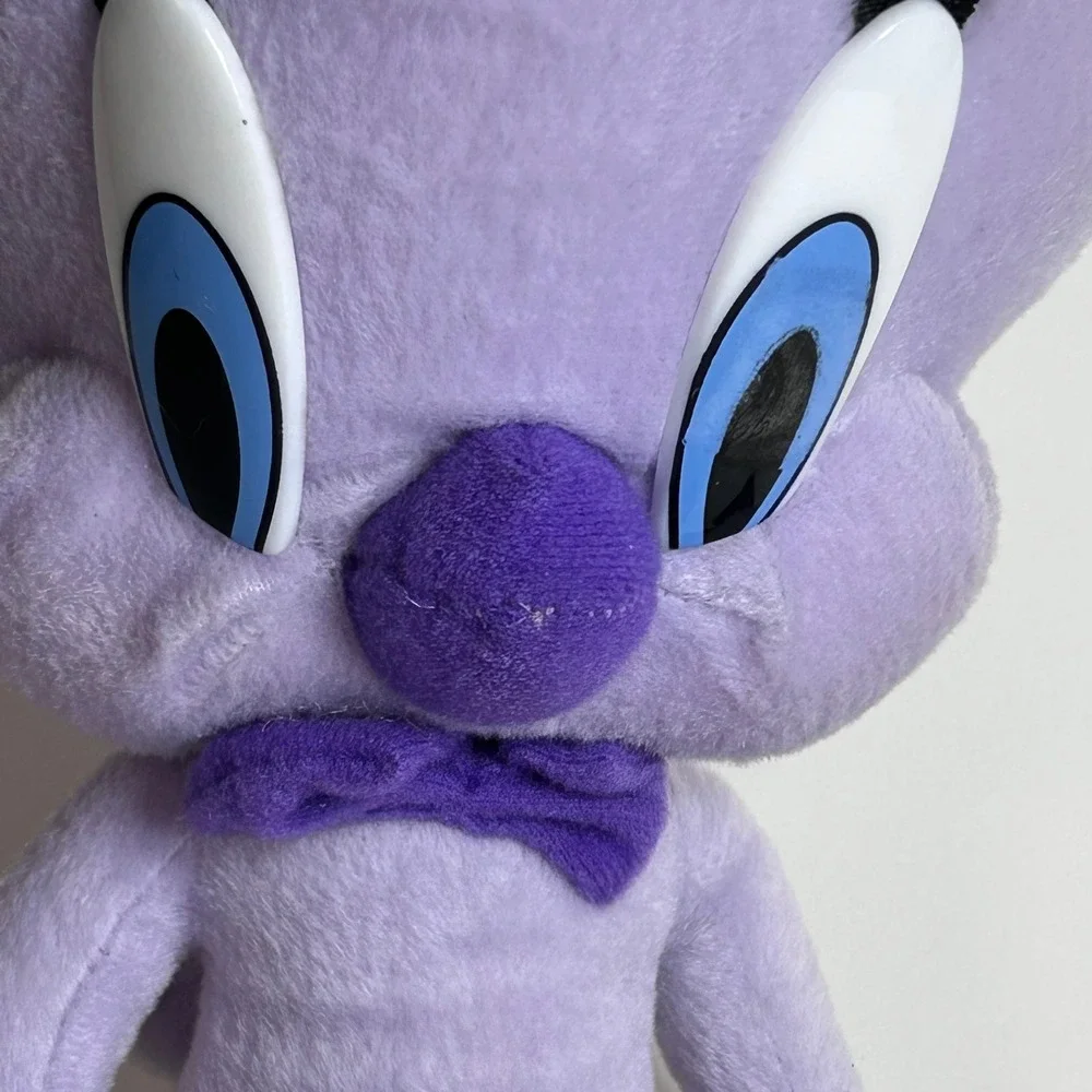Nanco Looney Tunes Tweety Bird Purple Plush Bow Tie Stuffed Animal 12" WB s06 - Picture 2 of 10